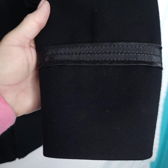 WHITE HOUSE BLACK MARKET Women's Black Full Zip Pea Coat SMALL - Picture 10 of 16